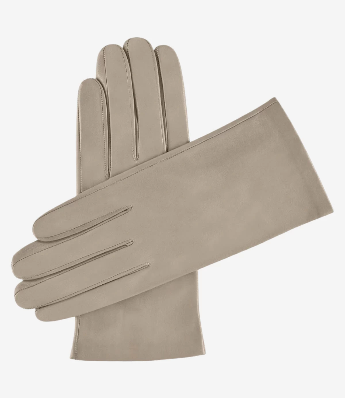Sofia (cashew) - Italian Lambskin Leather Gloves With Silk Lining 1 Sofia (cashew) - Italian Lambskin Leather Gloves With Silk Lining