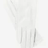 Sofia (ivory) - Italian Lambskin Leather Gloves With Silk Lining