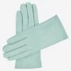 Sofia (sky) - Italian Lambskin Leather Gloves With Silk Lining